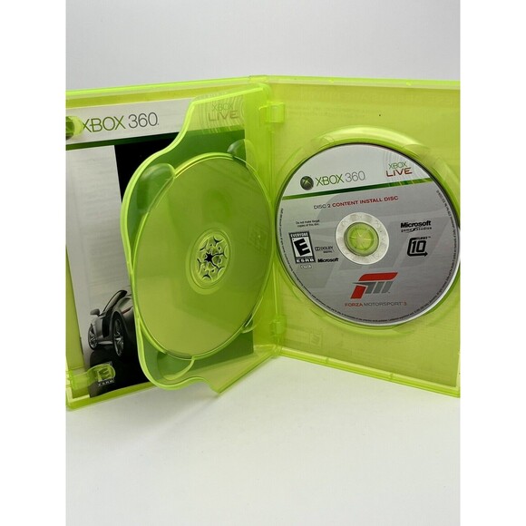 Forza Motorsport 3 Microsoft Xbox 360 2009 Double Disc Used CIB - TESTED - Picture 7 of 9